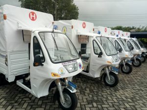 Korea gov’t donates motorking ambulances to U/E health directorate 