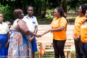Joy In Giving Foundation presents desks, whiteboards to Volta Home Orphanage