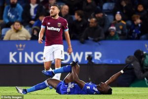 Amartey suffers horrific injury as Leicester draw