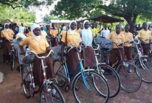 NGO distributes 100 bicycles to school children in Northern Region