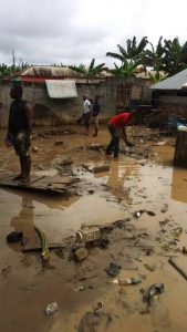 Nearly 300 people rendered homeless after Assin Fosu downpour