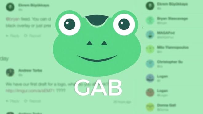 Gab was launched in August 2016 and used to use a frog logo