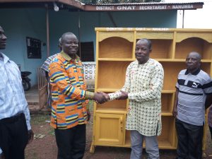 GNAT branch in Nanumba donates cupboards to GES