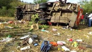 Kenya bus crash kills 50 on way to Kisumu