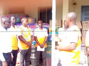 E/Region: NADMO presents relief items to Akanteng flood victims