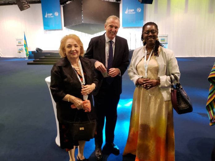 Communications Minister Ursula Owusu at at the 2018 Plenipotentiary conference dubbed PP-18 of the International Telecommunication Union in Dubai, United Arab Emirates.