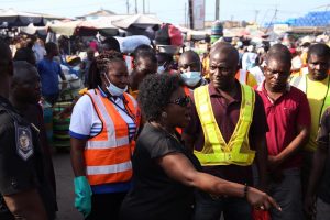 Sanitation Minister leads campaign against filth at Agbogbloshie market
