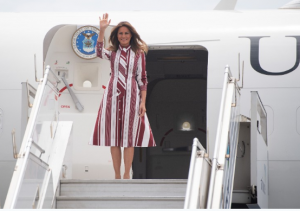 Melania Trump arrives in Ghana for 2-day visit [Photos]