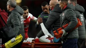 Arsenal 0-0 Sporting Lisbon: Danny Welbeck injured as Gunners reach last 32