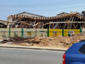 One confirmed dead in building collapse at North Industrial Area