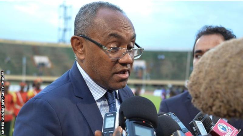 Caf president Ahmad says a new host will be determined by the end of the year (Image credit: Getty Images)
