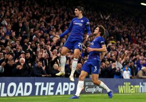Chelsea 3-1 Crystal Palace: Alvaro Morata double helps Blues rise to second in Premier League