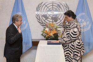 Hannah Tetteh sworn in as Director General of the UN Office, Nairobi