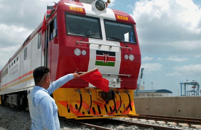 The $3bn Chinese-funded railway is Kenya's biggest infrastructure project since its independence