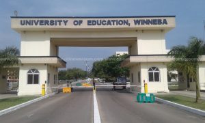 Heavy police presence on UEW campus; students shut out