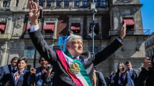 Mexico swears in a leader from the left