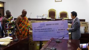 Chinese Embassy donates Ghc20,000, computers and accessories to National House of Chiefs