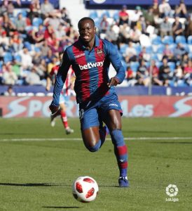 Raphael Dwamena grabs first goal for Levante in Spanish Cup