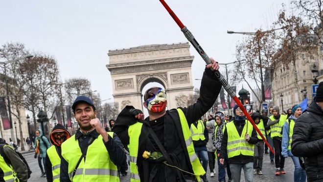 Five weekends of protests have dented the French economy
