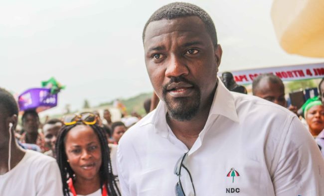 John Dumelo has never hidden his support for the NDC.