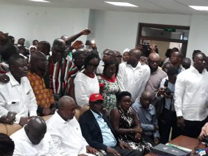 Mahama submits nomination forms; says he’ll emerge as flagbearer