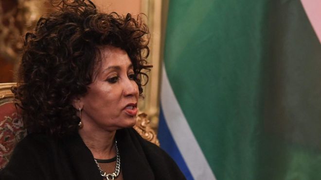 Ms Sisulu was criticised by Rwanda for meeting an exiled critic of the Rwandan leader
