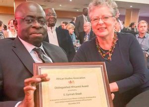Prof. Gyimah-Boadi honored with Distinguished Africanist Award
