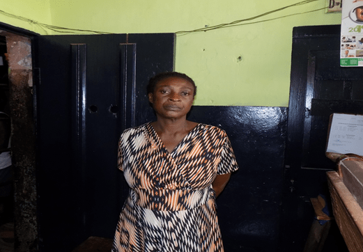 The accused, Theresa Nkrumah