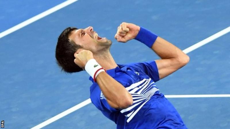 By dropping just eight games, Novak Djokovic earned his biggest victory at a Grand Slam over Rafael Nadal (Image credit: EPA)