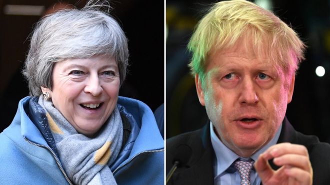 Boris Johnson argued Mrs May's deal could be saved if she secures concessions on the backstop