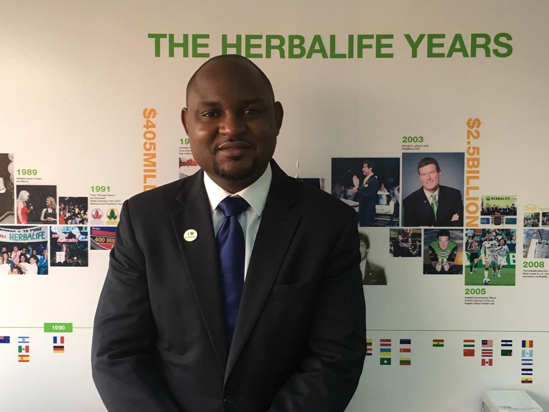 Herbalife Ghana's Country Director, Clarence Amenyah.