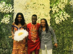Football marriage: David Accam, Florence Dadson tie the knot