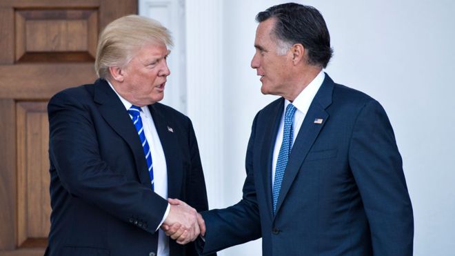 Donald Trump and Mitt Romney have endured a difficult relationship