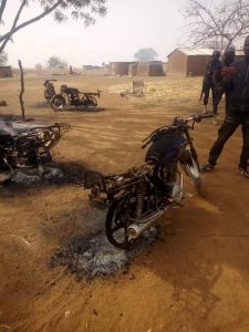 Chereponi residents defy curfew; burn tyres in protest