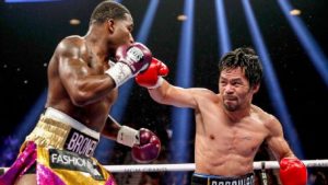 Manny Pacquiao routs Adrien Broner, says he wants shot at Floyd Mayweather