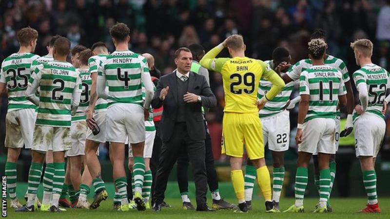 Brendan Rodgers' Celtic are eight points clear at the top of the Scottish Premiership (Image credit: Getty Images)