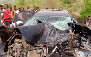 Three feared dead in car crash at Potsin Junction