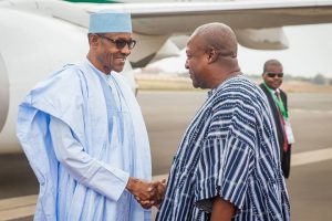 Mahama congratulates Buhari on re-election