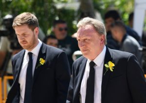 Emiliano Sala funeral: Cardiff manager Neil Warnock attends service for former striker in Argentina