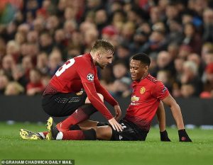 Man Utd hit by double injury blow as Martial and Lingard set for two to three weeks out