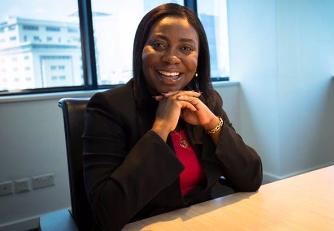 Patricia Obo-Nai, Chief Executive at Vodafone Ghana.