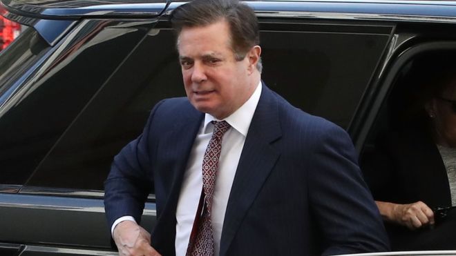 Paul Manafort was found guilty of multiple fraud charges in 2018