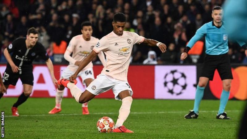 Rashford had never previously taken a penalty in a competitive game for Manchester United (Image credit: Getty Images)