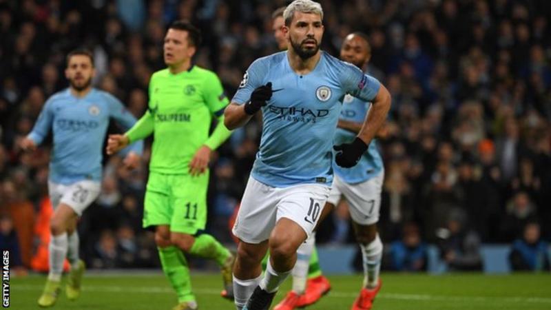 Manchester City striker Sergio Aguero has scored five goals in the Champions League this season (Image credit: Getty Images)