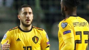 EURO 2020 Qualifiers: Hazard scores twice in Belgium’s 3-1 win over Russia
