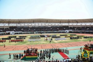 Nana Addo commends pupils, security agencies for Independence Day parade