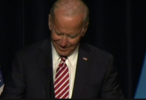 Biden mistakenly announces he’s running