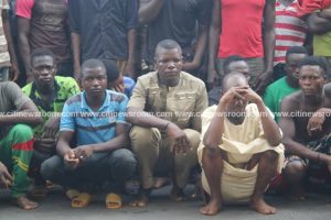W/R: 59 foreign nationals, 9 Ghanaian illegal miners arrested