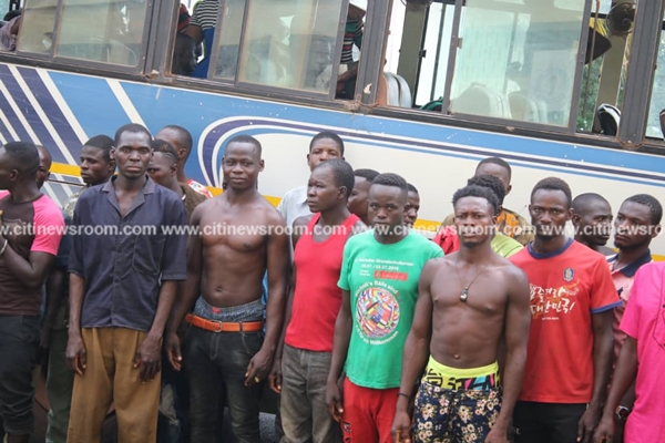 59 foreign nationals arrested for illegal mining in Western Region