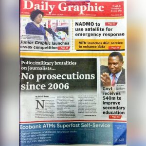 Newspaper headlines: Tuesday, 19th March, 2019